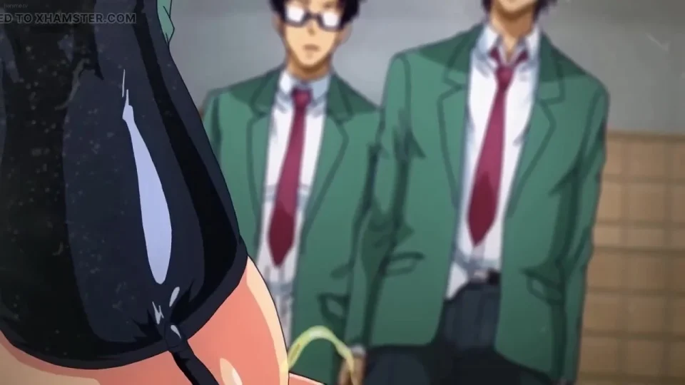 Okul Tuvaletinde Öğrencilere Sikini Gösteren Gözlüklü Hentai